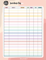 Free Printable Purchase Order Tracker - World of Printables