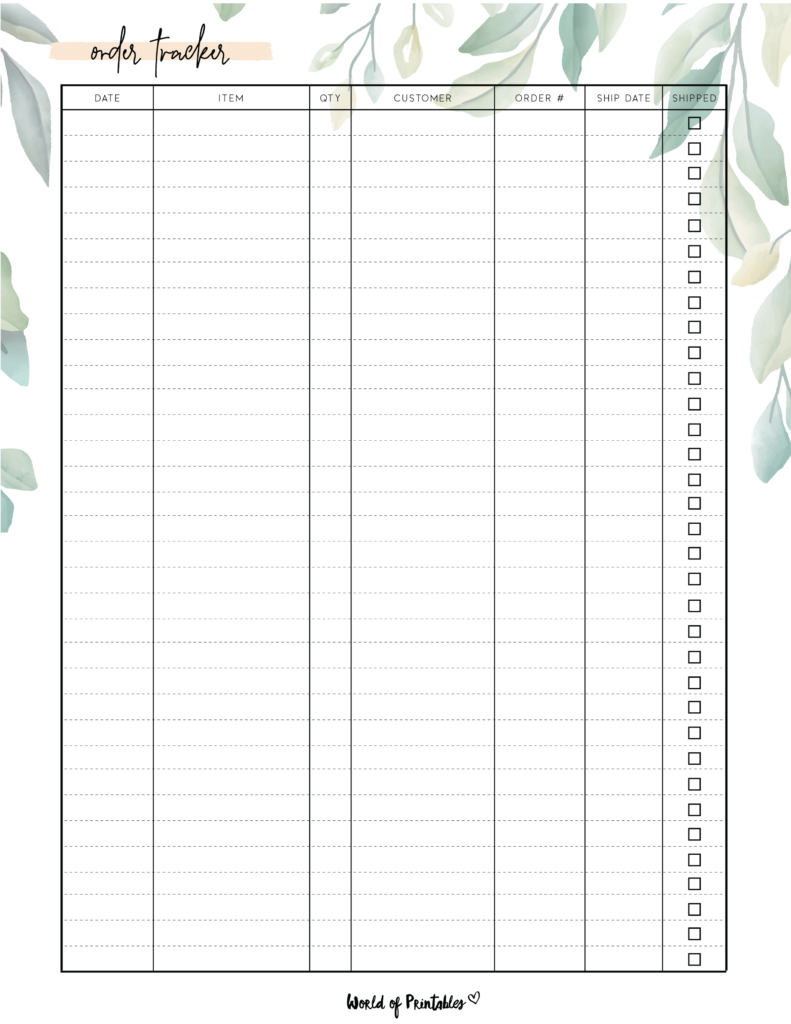 FREE Sales Tracker Template PDF - World of Printables