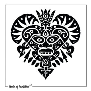 Aztec Tattoo Designs - 135 Printable Designs &amp; Ideas - World of Printables