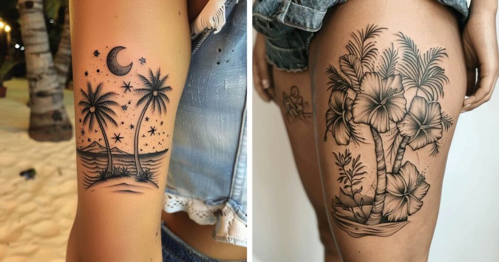 Beach Tattoo Designs and Ideas
