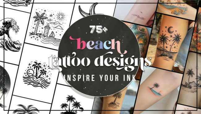 Beach Tattoo Ideas and Designs