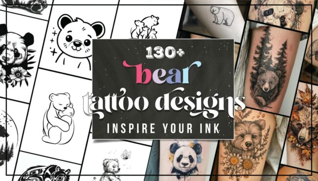 Bear Tattoo Ideas and Designs