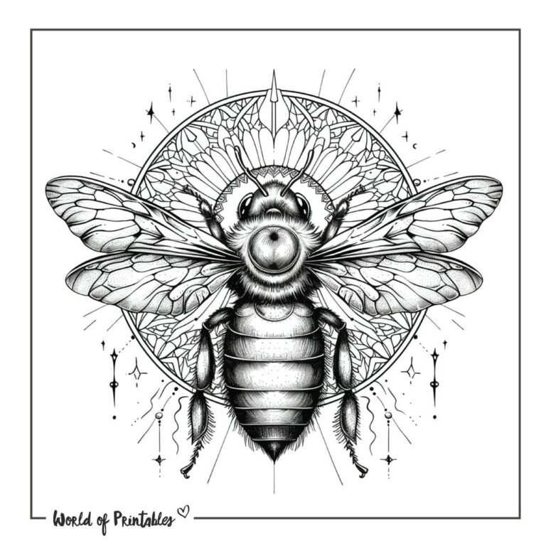 Bee Tattoo Designs - 200 Printable Designs &amp; Ideas - World of Printables