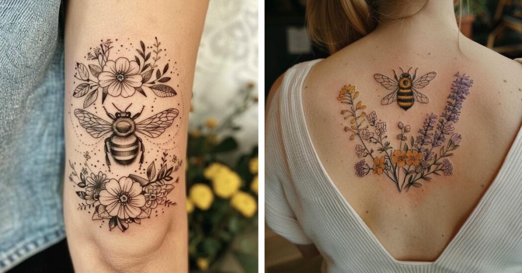Bee Tattoo Designs - 200 Printable Designs &amp; Ideas - World of Printables