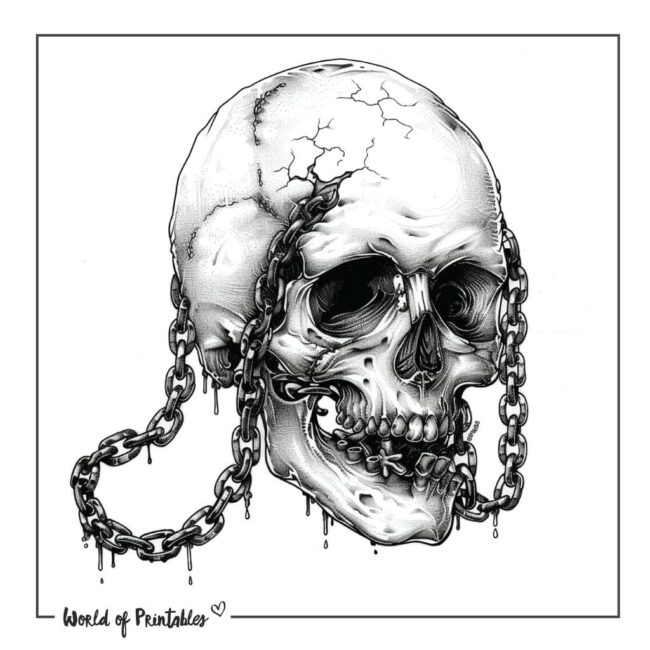 Bicycle Chain Tattoo Designs for Men