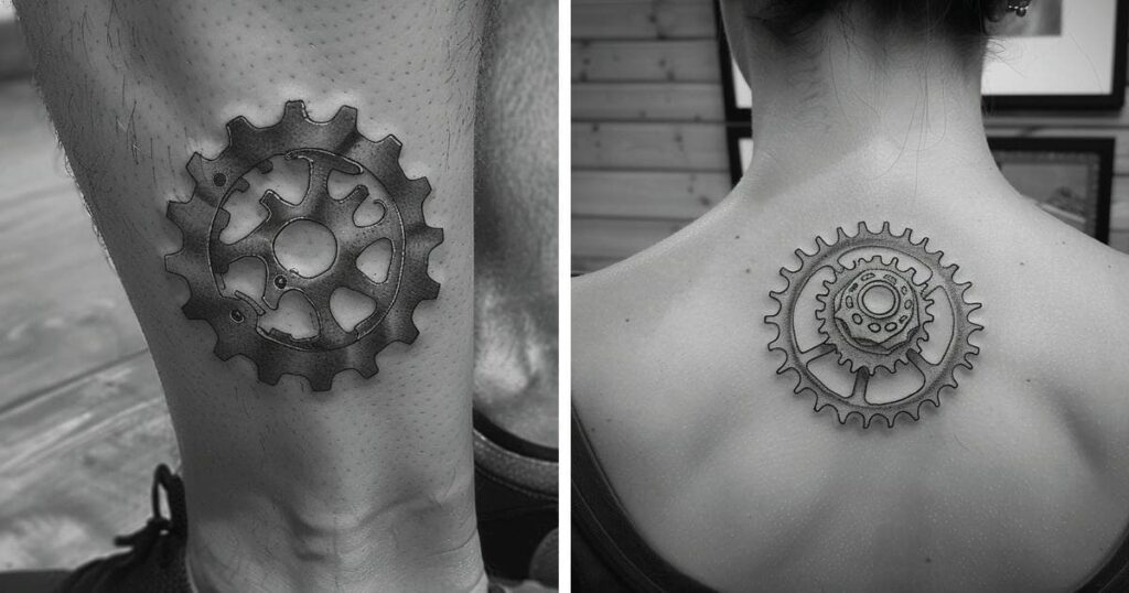 Bicycle Sprocket Tattoo Ideas