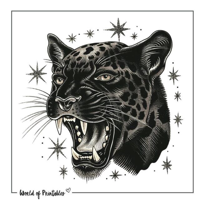 Black Jaguar Tattoo Designs-07