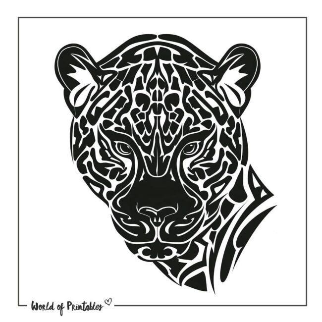 Black Jaguar Tattoo Designs-15