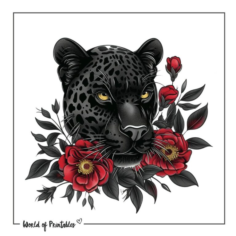 Black Jaguar Tattoo Designs 40+ Printable Designs & Ideas World of