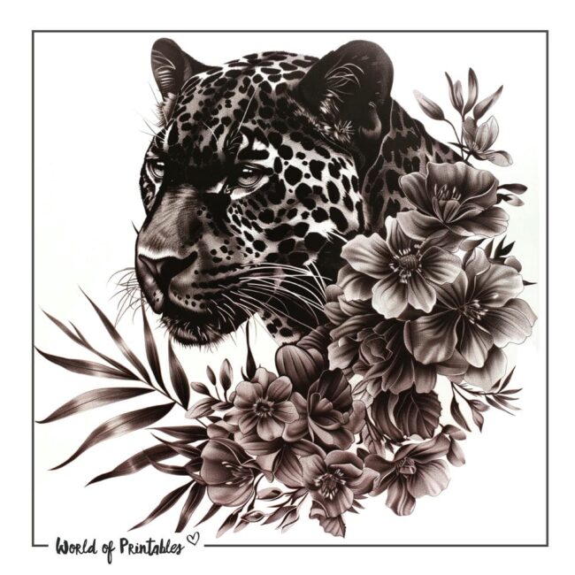 Black Jaguar Tattoo Designs-18