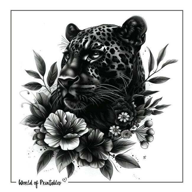 Black Jaguar Tattoo Designs-20