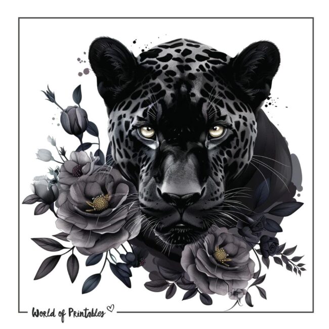 Black Jaguar Tattoo Designs-21