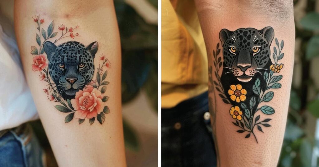 Black Jaguar Tattoo Ideas
