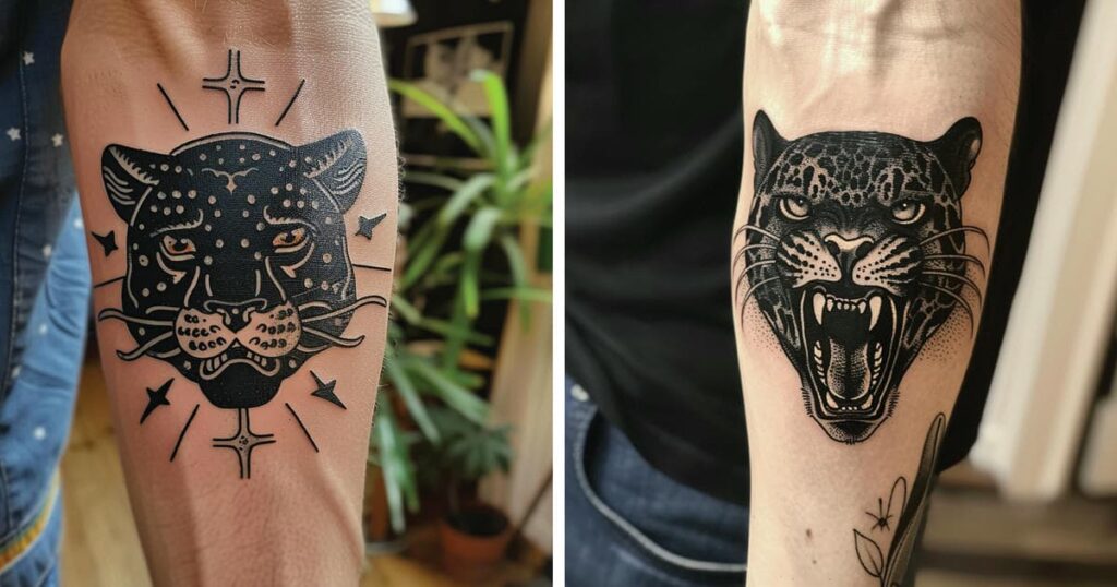 Black Jaguar Tattoo Ideas and Designs