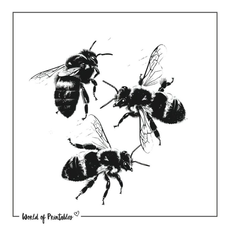 Bee Tattoo Designs - 200 Printable Designs &amp; Ideas - World of Printables