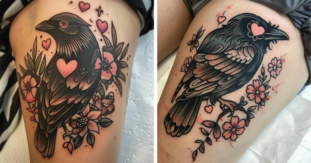Crow Tattoo Ideas and Designs