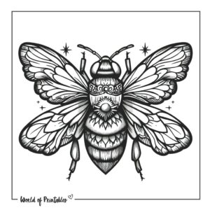 Bee Tattoo Designs - 200 Printable Designs &amp; Ideas - World of Printables