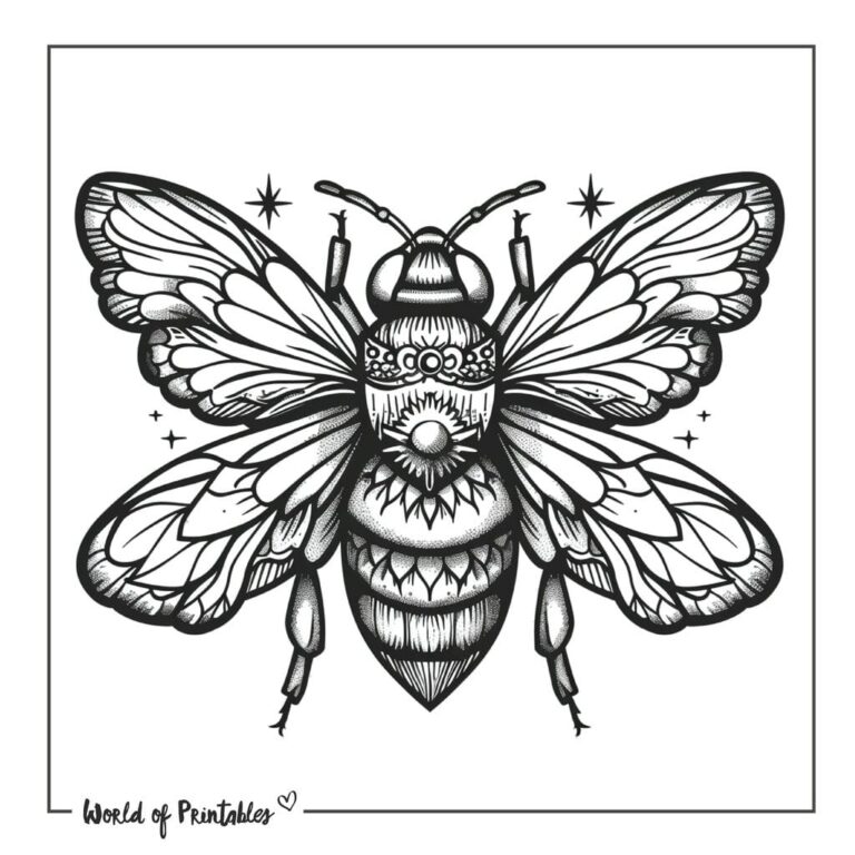 Bee Tattoo Designs - 200 Printable Designs & Ideas - World of Printables