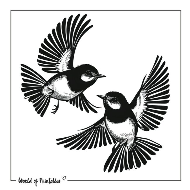 Flying Robin Tattoo Designs
