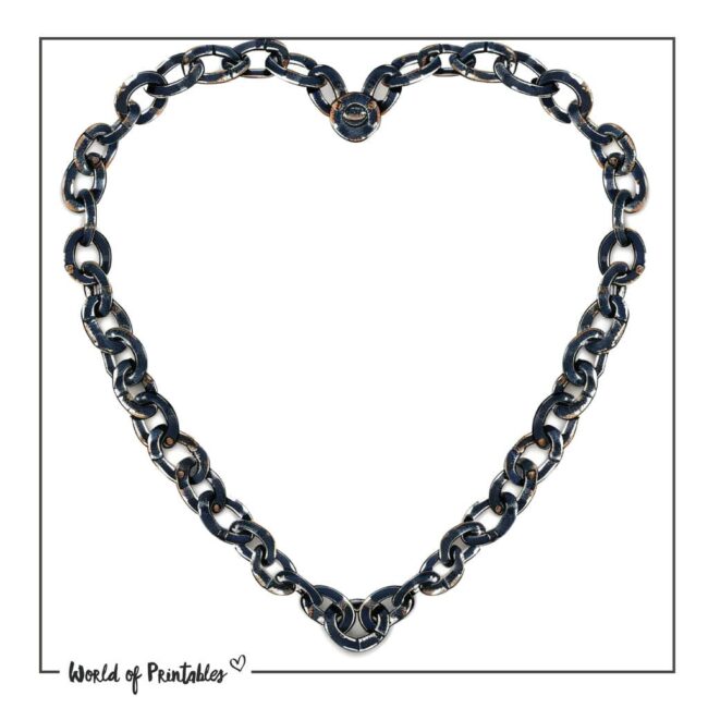 Heart Bicycle Chain Tattoo Designs