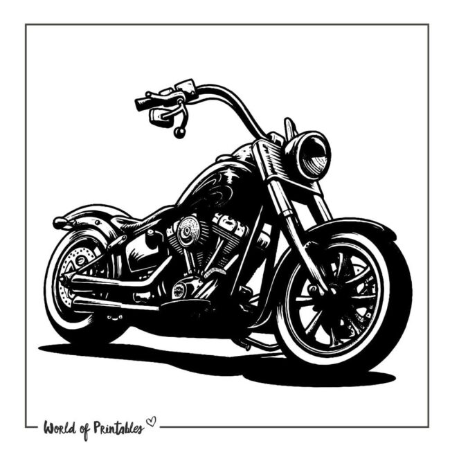Motor Bike Tattoo Designs
