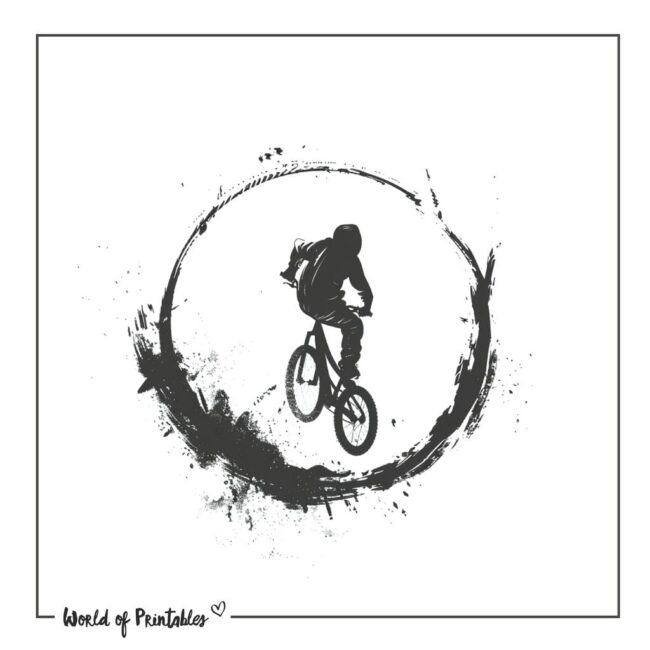 Mountain Bike Tattoo Designs