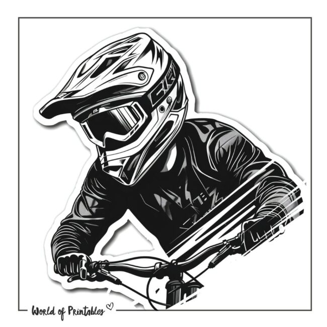 Mountain Biker Tattoo