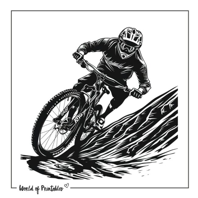 Mountain Biking Tattoo