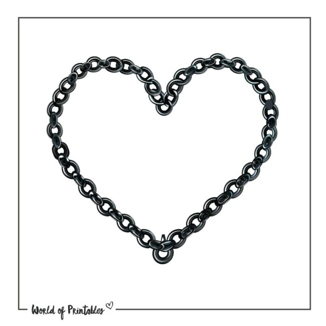 Pretty Bicycle Chain Tattoo Designs