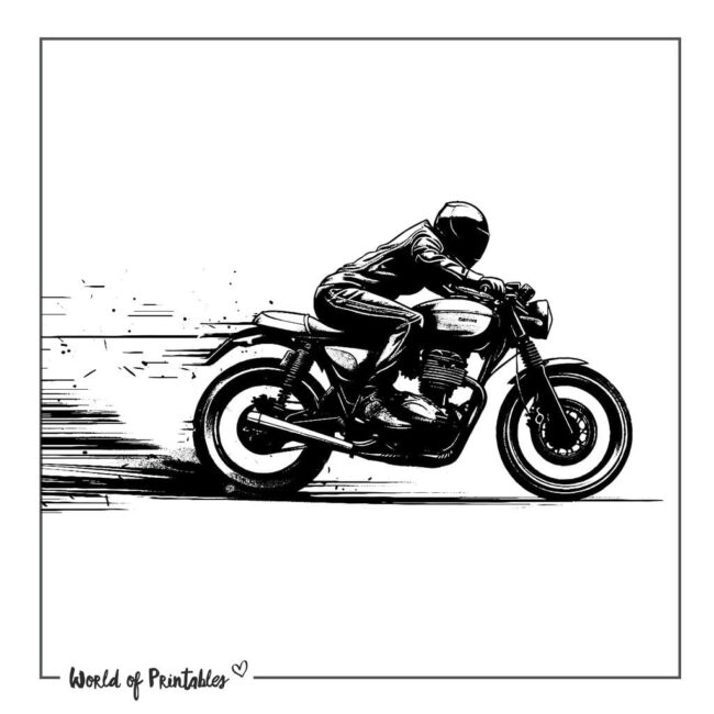 Racing Bike Tattoo Designs