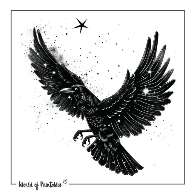 Raven Tattoo Designs-21