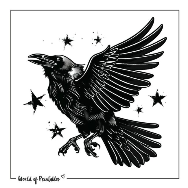 Raven Tattoo Designs-24