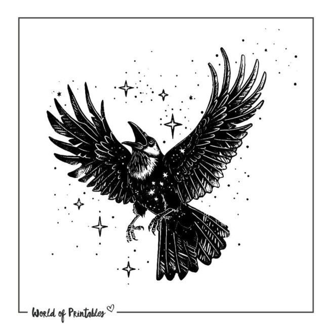 Raven Tattoo Designs-30