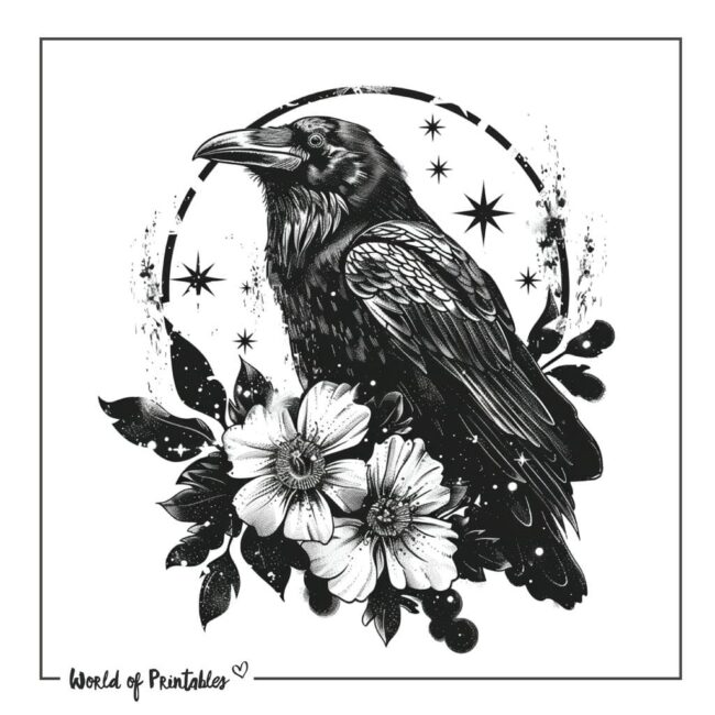Raven Tattoo Designs-38