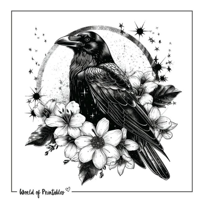 Raven Tattoo Designs-39