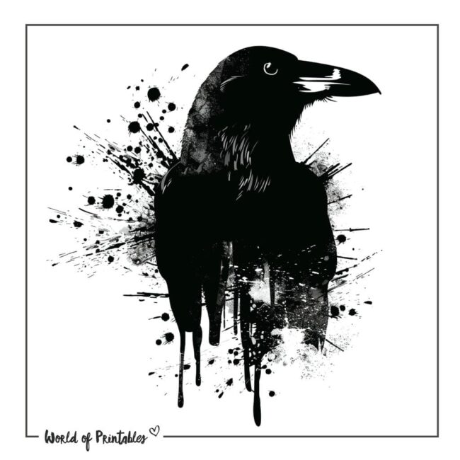 Raven Tattoo Designs-48