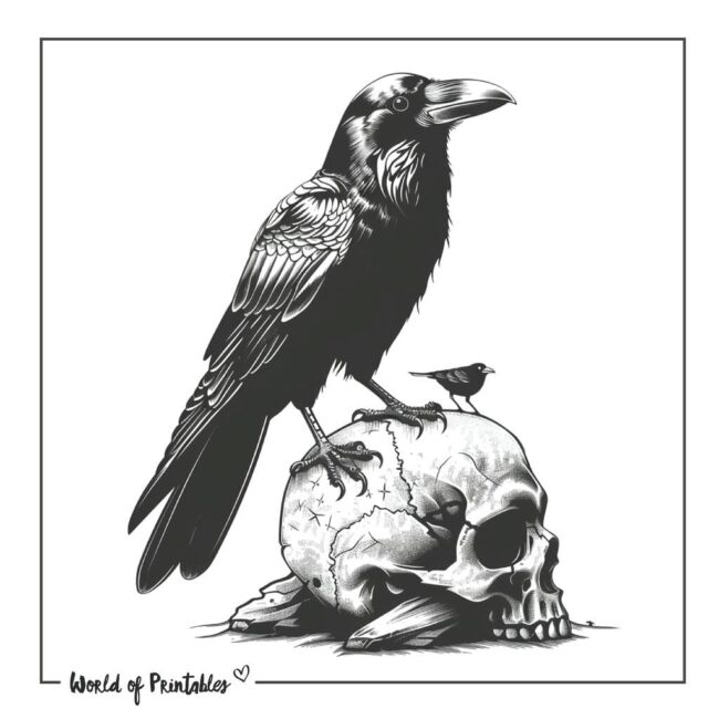 Raven Tattoo Designs-49