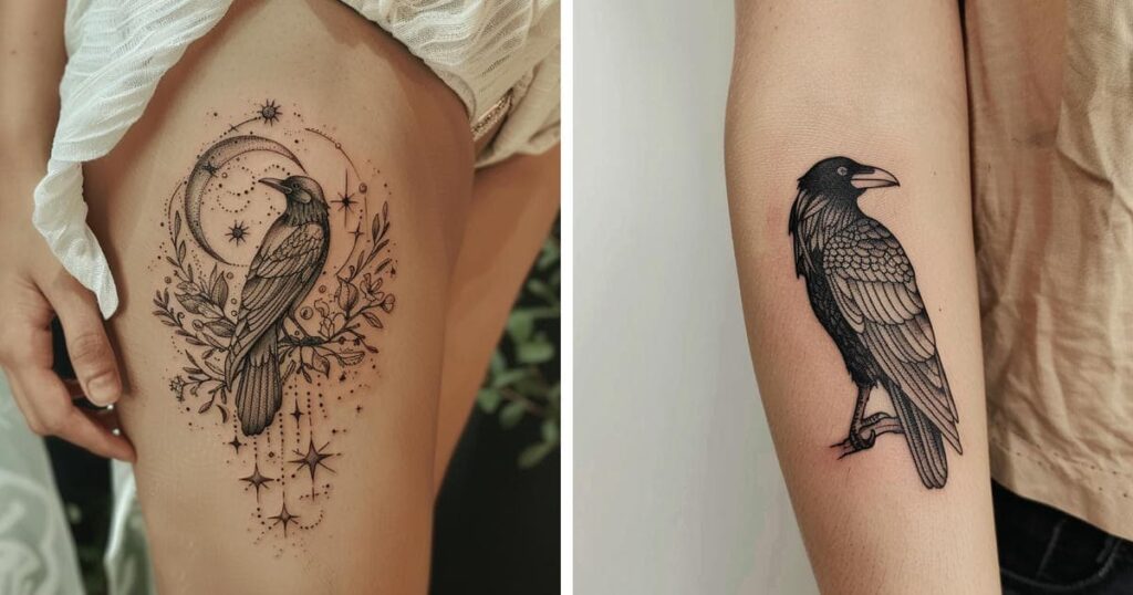 Raven Tattoo Ideas
