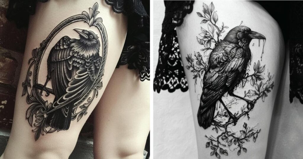 Raven Tattoo Ideas and Designs