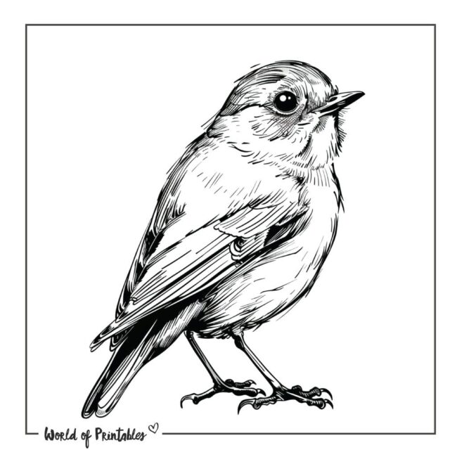Robin Tattoo Simple Designs