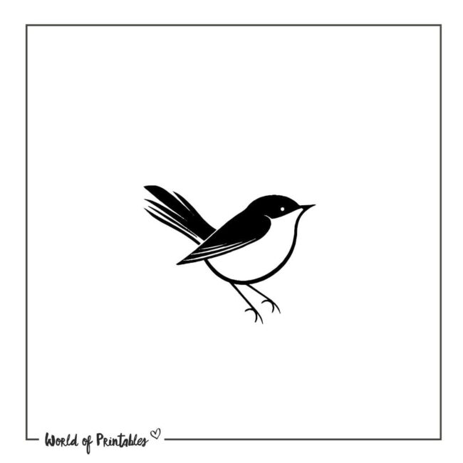 Simple Robin Tattoo