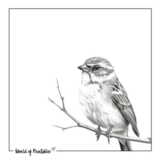 Sparrow Bird Tattoo Designs-06