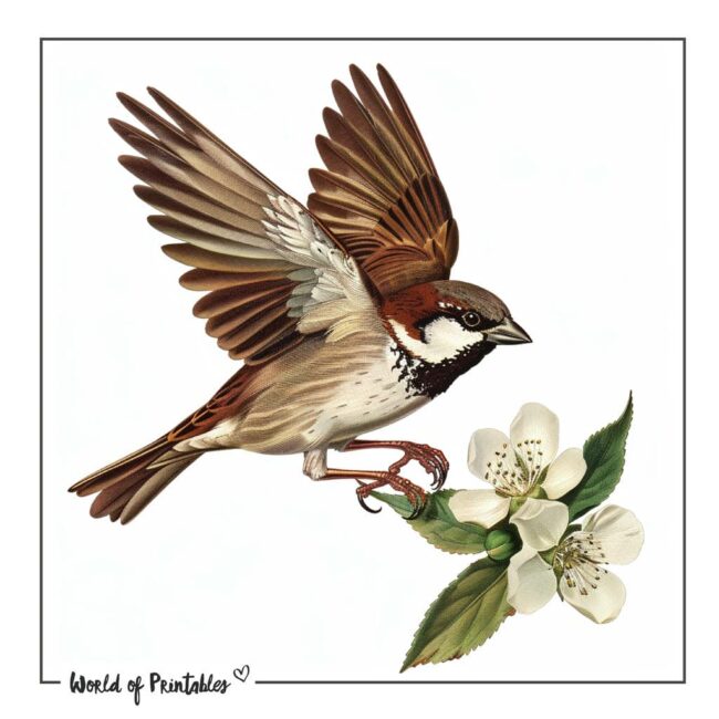 Sparrow Bird Tattoo Designs-09