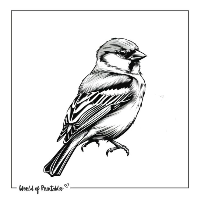 Sparrow Bird Tattoo Designs-12