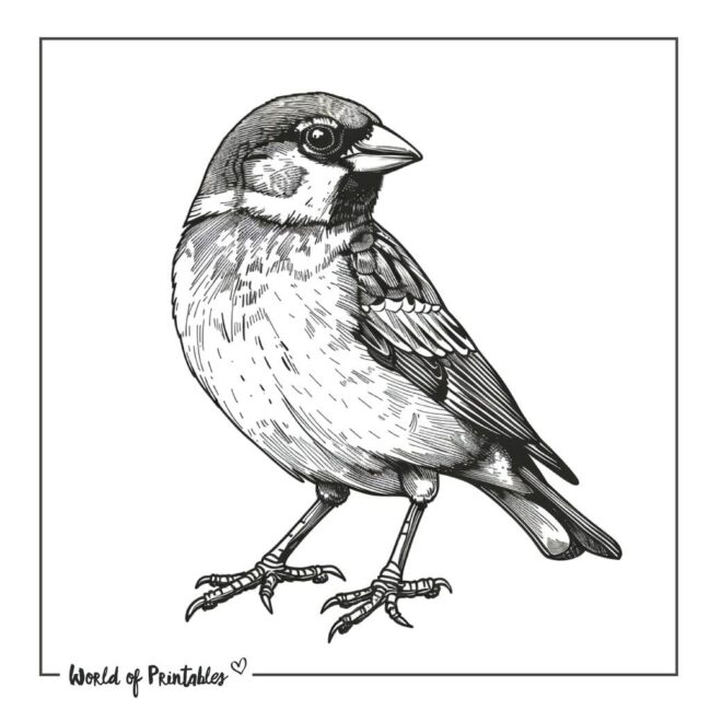 Sparrow Bird Tattoo Designs-13