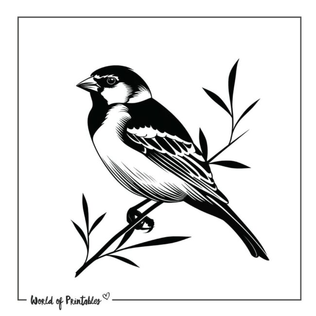Sparrow Bird Tattoo Designs-32