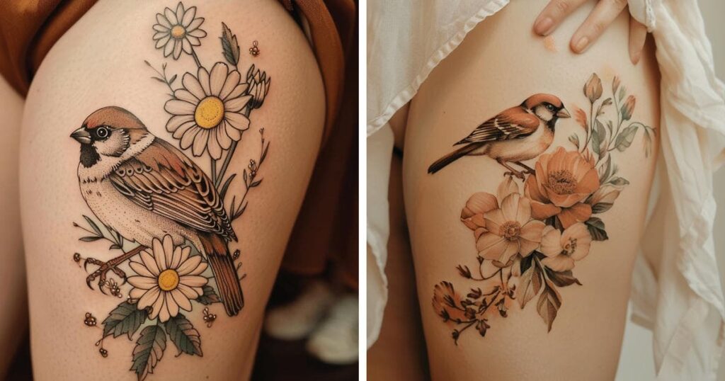 Sparrow Tattoo Ideas