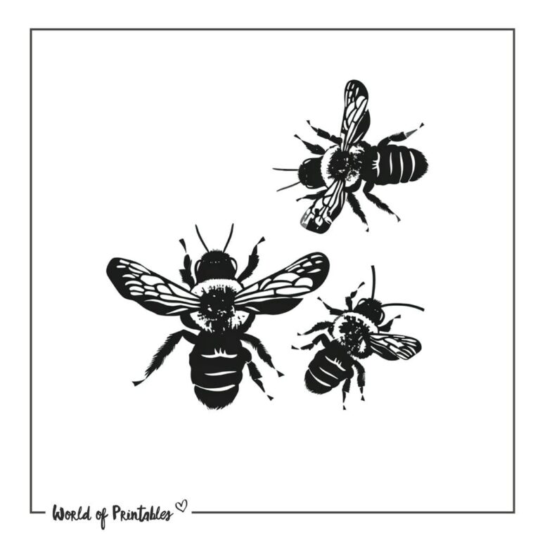Bee Tattoo Designs - 200 Printable Designs &amp; Ideas - World of Printables
