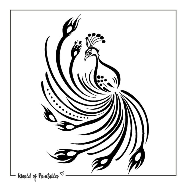 Unique Peacock Tattoo Designs
