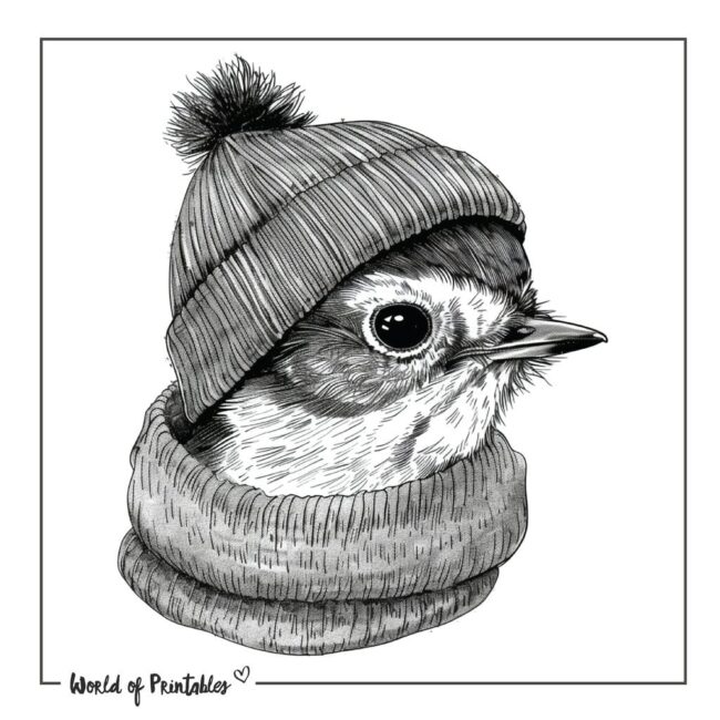 Winter Robin Tattoo Designs